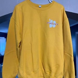 RARE Trader Joe’s Yellow Crew Sweater